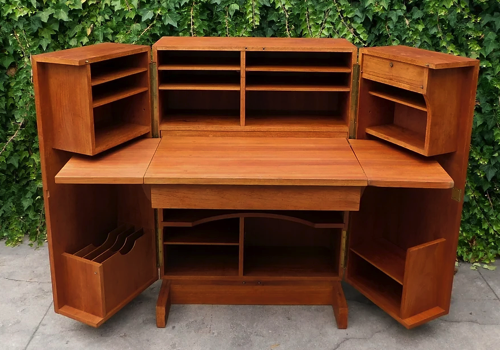"Magic Box" Teak. Mid Century Folding Desk
SOLD "Magic Box" Teak. Mid Century Folding Desk
SOLD